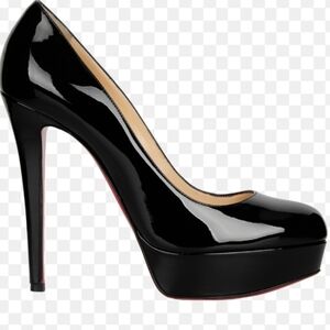 Christian Louboutin Glossy Black Stilettos
